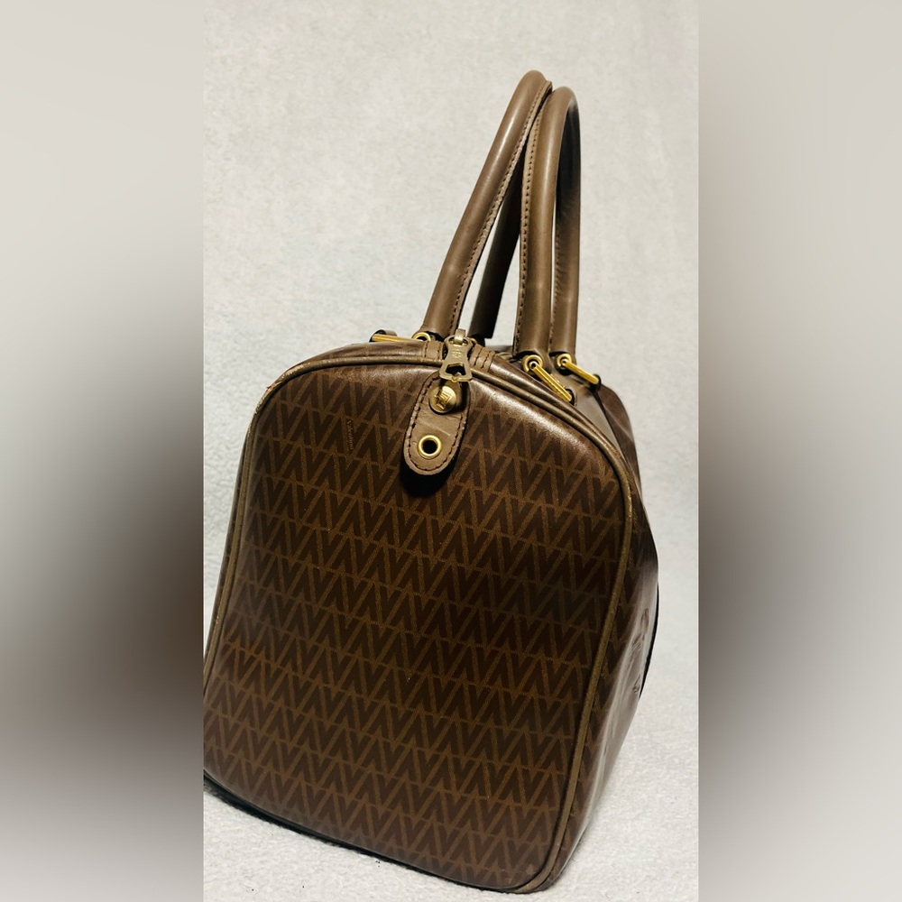 Mario Valentino Monogram Boston Bag - Picture 6 of 12